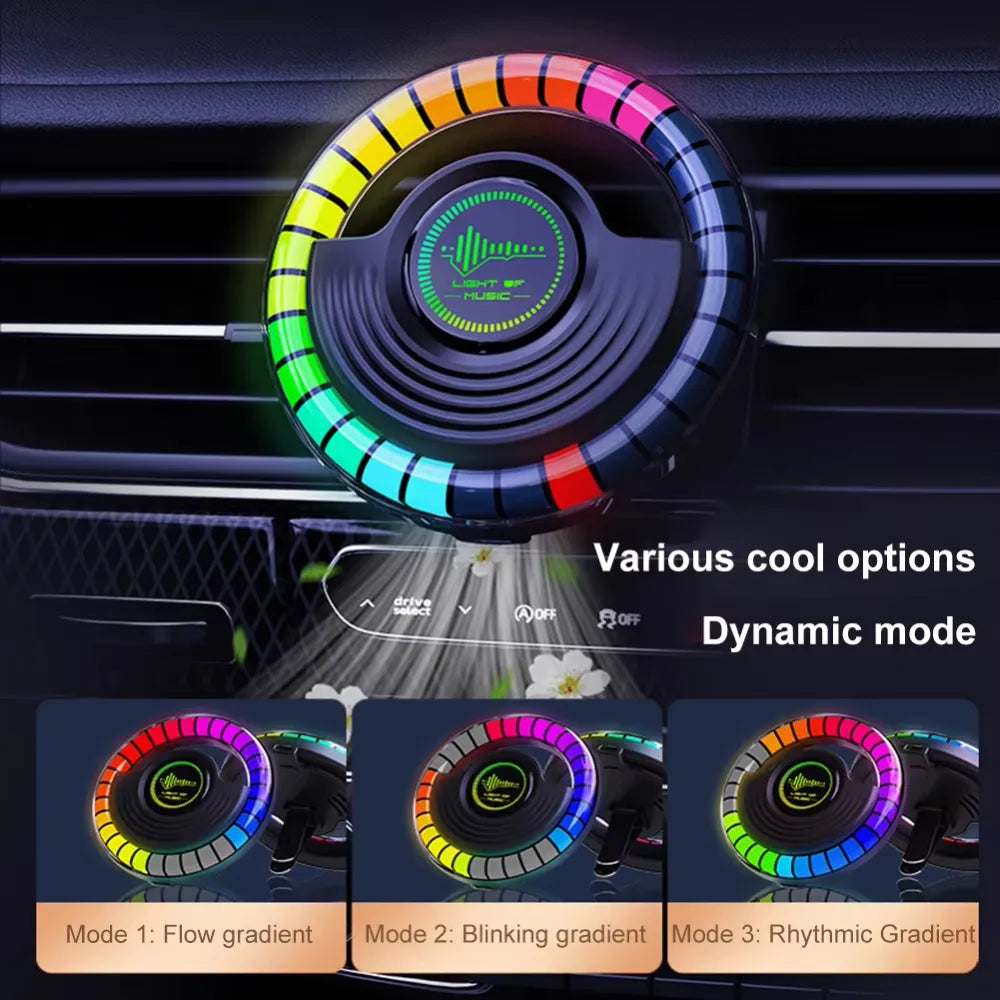Vehicle Rhythm Fragrance RGB Lamp With Mobile App Control