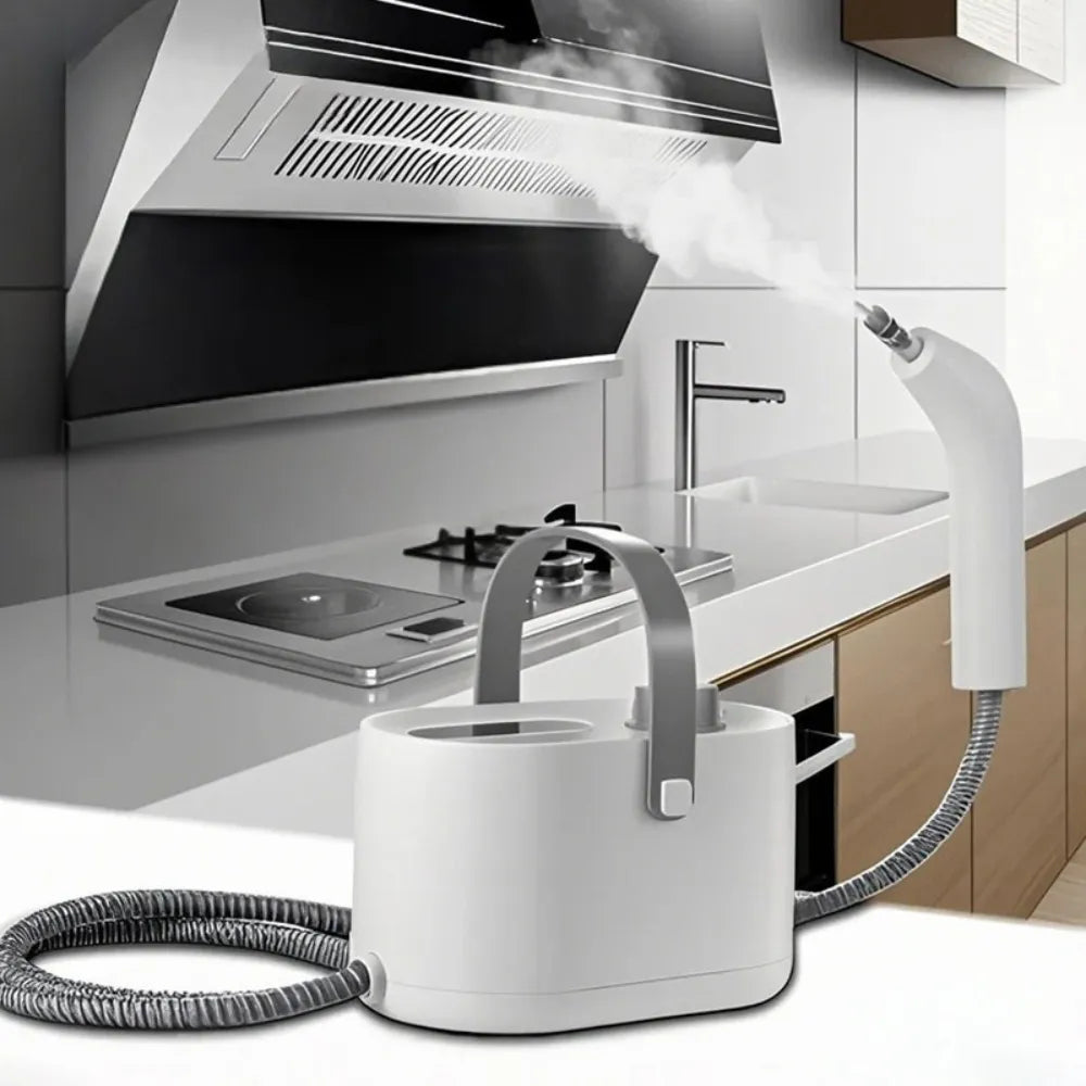 1200W Handheld High Pressure Steam Cleaner, Portable High Temperature Cleaning Machine for Kitchen, Car & Home – 220V/110V