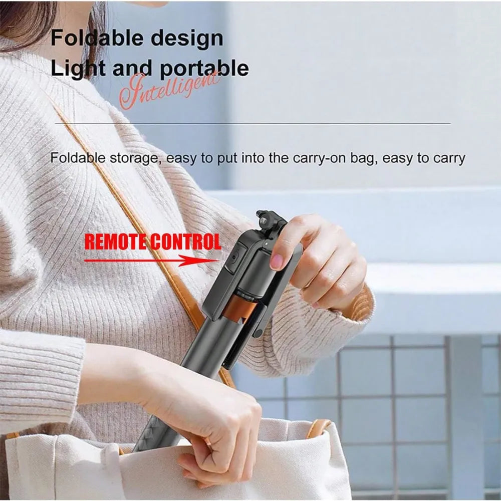Q13 Selfie Stick with Wireless Tripod Stand With AI Tracking Technology