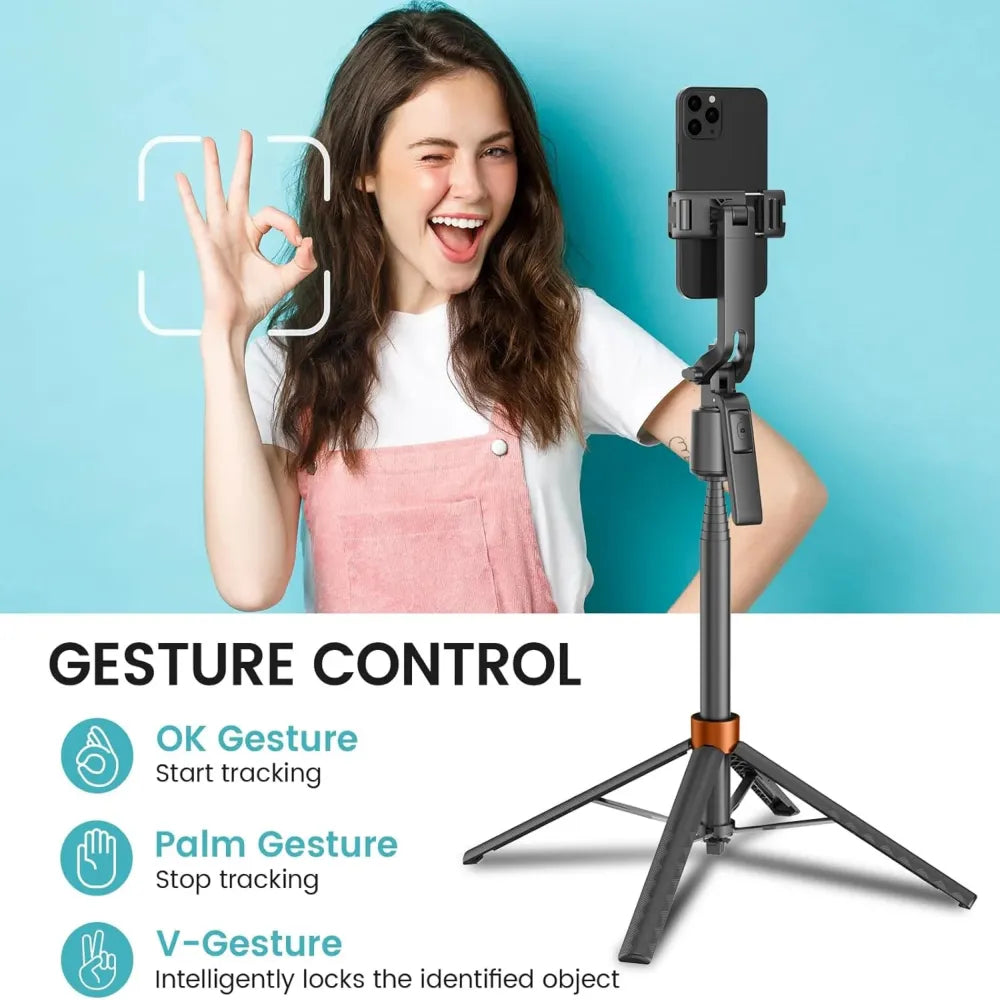 Q13 Selfie Stick with Wireless Tripod Stand With AI Tracking Technology