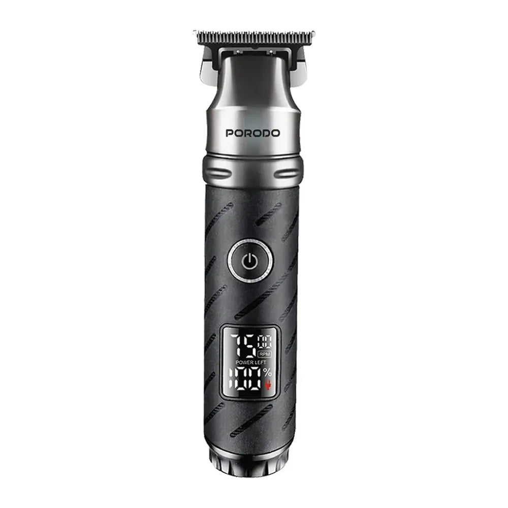 Porodo Lifestyle Edgemaster T-Blade Trimmer & Shaver with Dual Speed, 2000mAh Battery, USB-C Fast