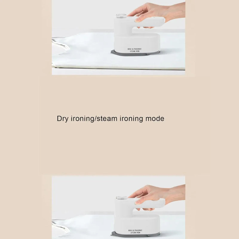 Cordless Electric Iron, 30s Fast Heating, 5200mAh Rechargeable Battery, 2-Temp Control (140°C/160°C), Clothes Steamer-8