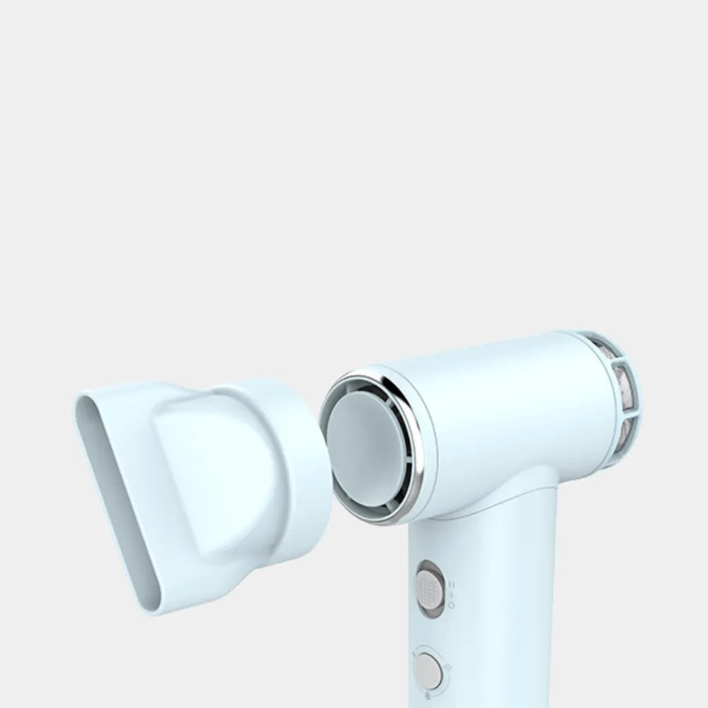 KiCA Ultra-Compact Hair Dryer – 110,000 RPM High-Speed Motor, Plasma Technology, Lightweight 215g