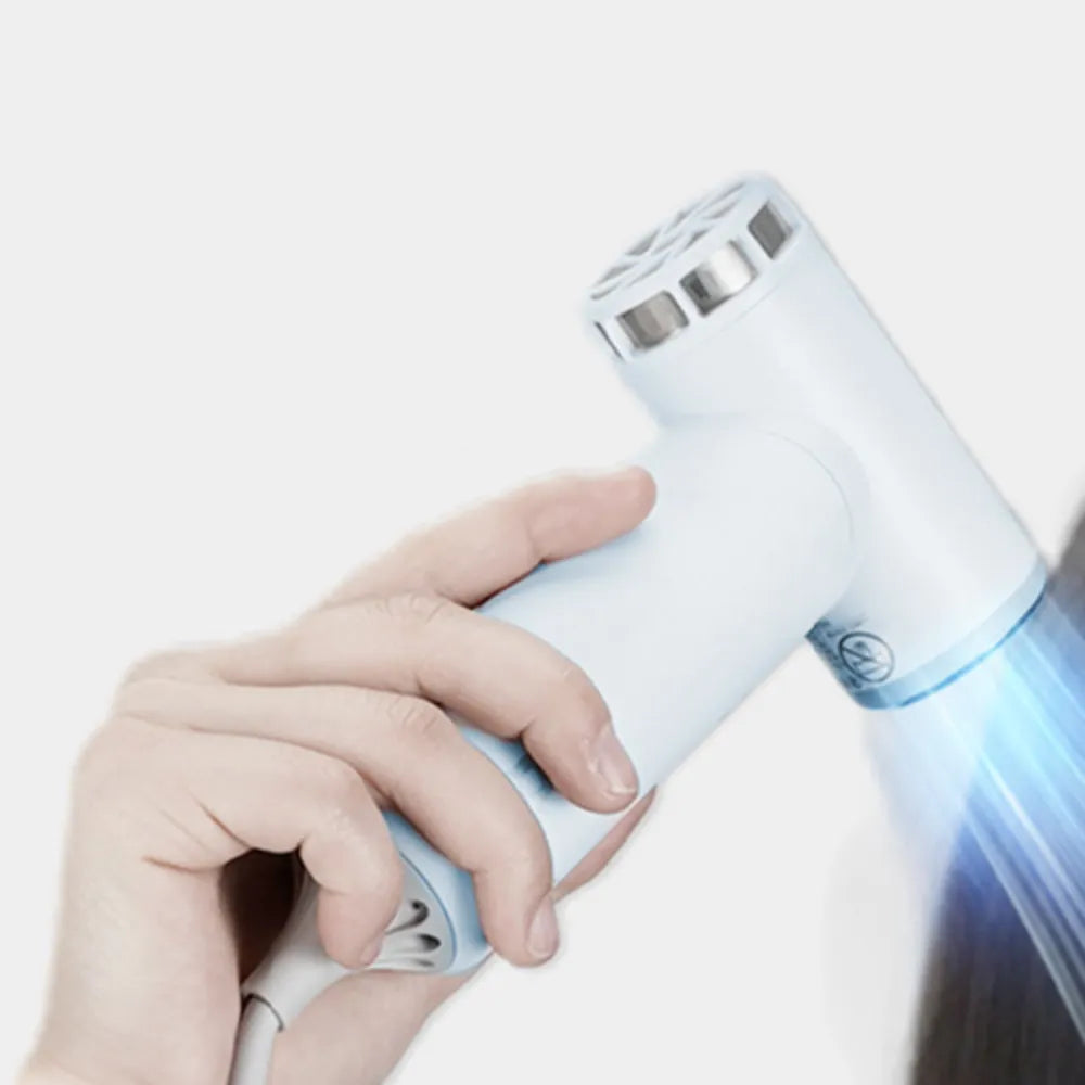 KiCA Ultra-Compact Hair Dryer – 110,000 RPM High-Speed Motor, Plasma Technology, Lightweight 215g