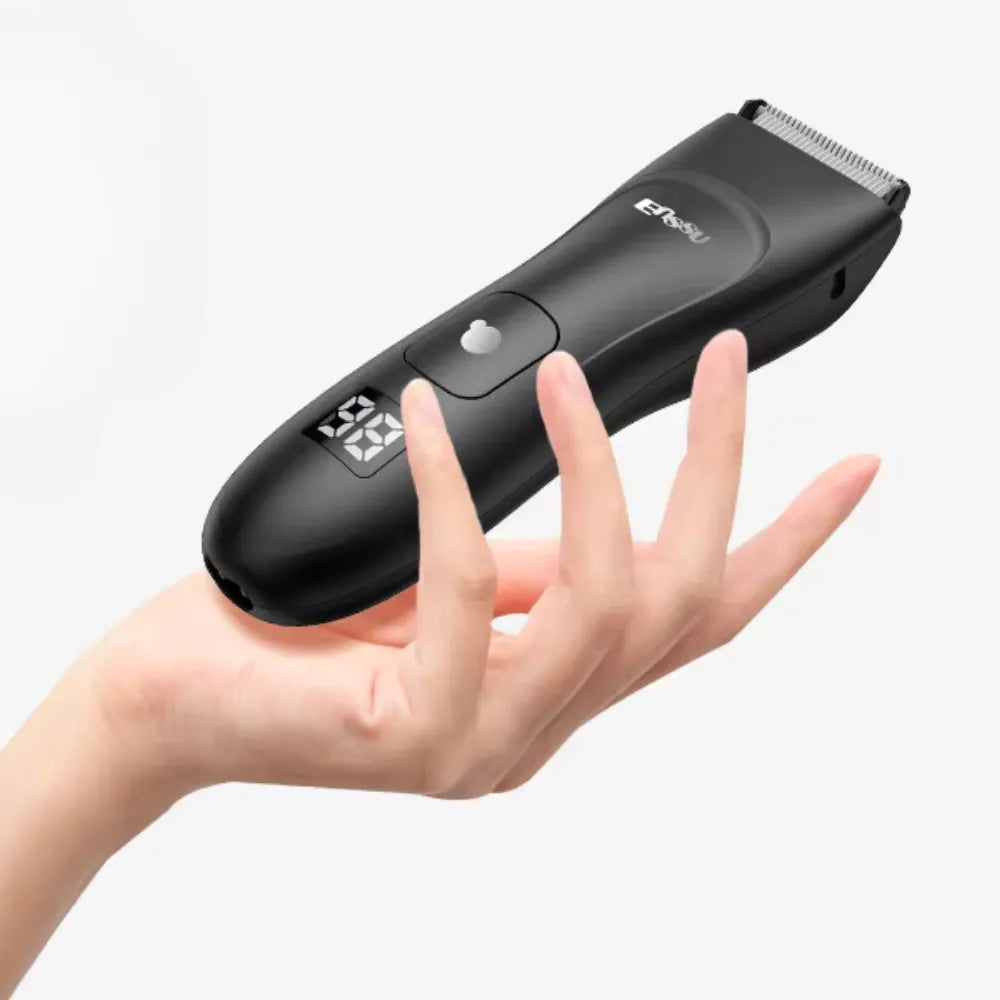 ENSSU Body Hair Trimmer, Rechargeable Skin-Safe Ceramic Blade, Compact Underarm & Body Shaver