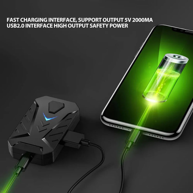 4-in-1 Mobile Gaming Combo, Half Hand Gaming Keyboard, Mouse, Converter & Adjustable Phone Stand, Bluetooth No-Lag Gamepad Controller