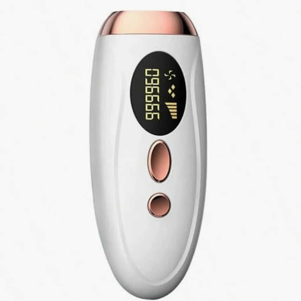 IPL Laser Hair Remover Device, 999,999 Flashes, Freezing Point Technology, 5 Intensity Levels - (White)