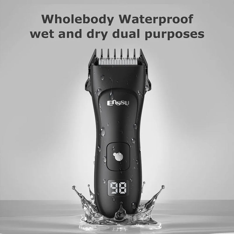 ENSSU Body Hair Trimmer, Rechargeable Skin-Safe Ceramic Blade, Compact Underarm & Body Shaver