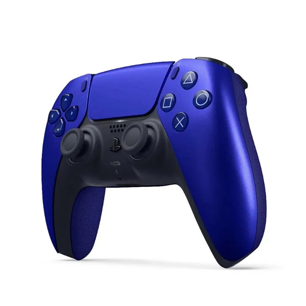 PlayStation DualSense Wireless Controller, Haptic Feedback, Adaptive Triggers & Multi-Device Support - Cobalt Blue