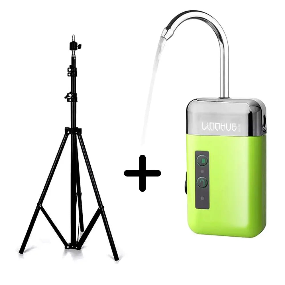 Automatic Outdoor Water Pump with Stand & 3 Pumping Modes 2100mAh Rechargeable Battery