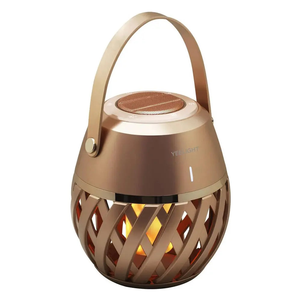 Yeelight 3 in 1 Camping Lamp with Bluetooth Speakers 1800mAh Battery Type-C Rechargeable - Gold