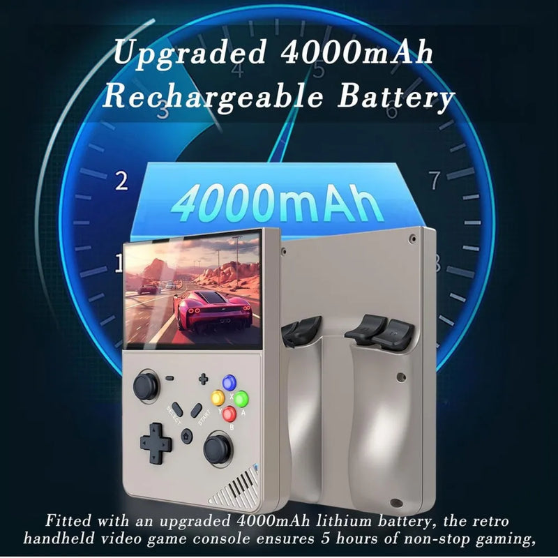 SJGAM M18 Retro Handheld Game Console 4.3-Inch IPS Screen 20,000+ Classic Games Quad-Core CPU with 4000mAh Battery