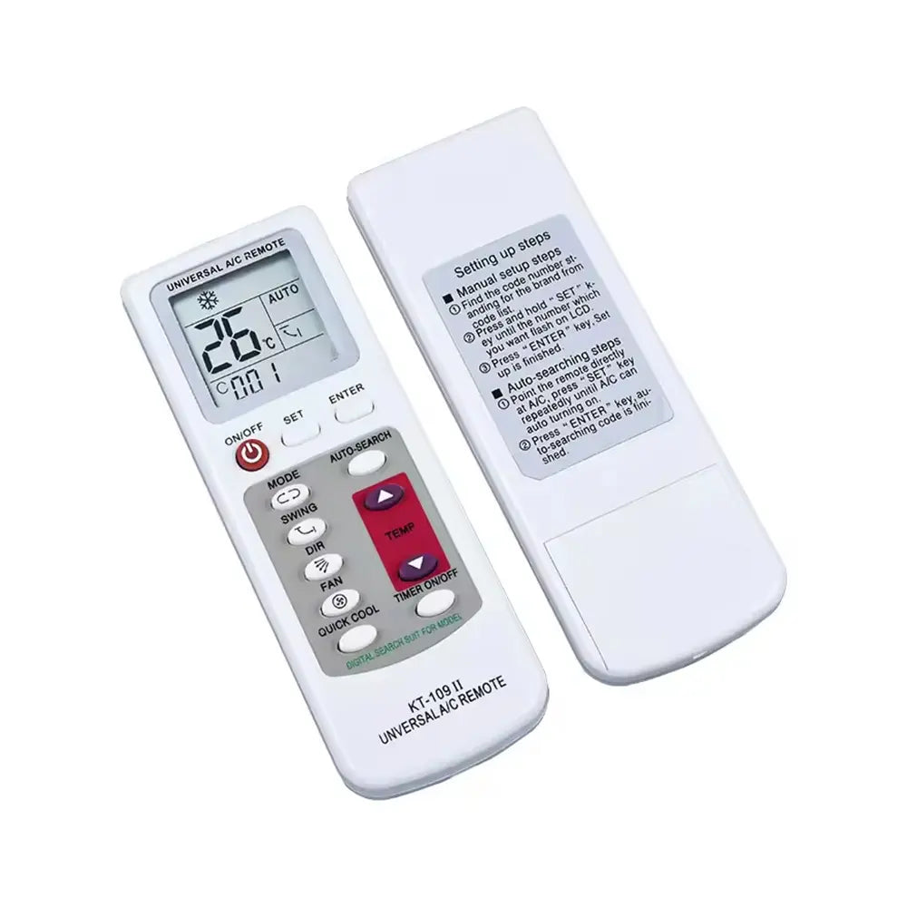 Universal KT-109 II AC Remote Control 2 AAA Batteries