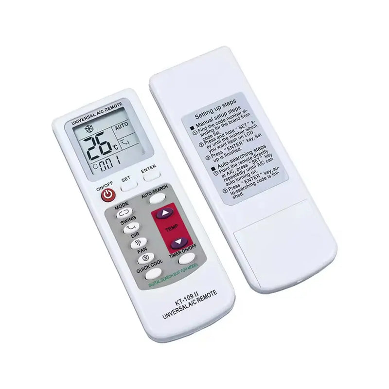 Universal KT-109 II AC Remote Control 2 AAA Batteries