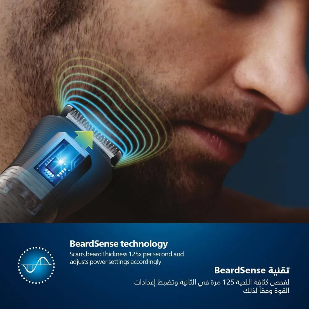Philips MG7940/15 Series 7000 All-in-One Trimmer 13-in-1 Face, Hair & Body Grooming Kit with Precision Comb