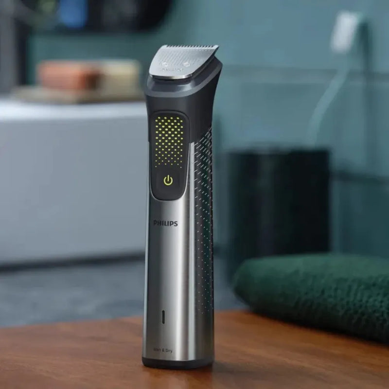 Philips MG9553/15 Series 9000 20-in-1 Stainless Steel All-in-One Grooming Set for Face, Hair & Body