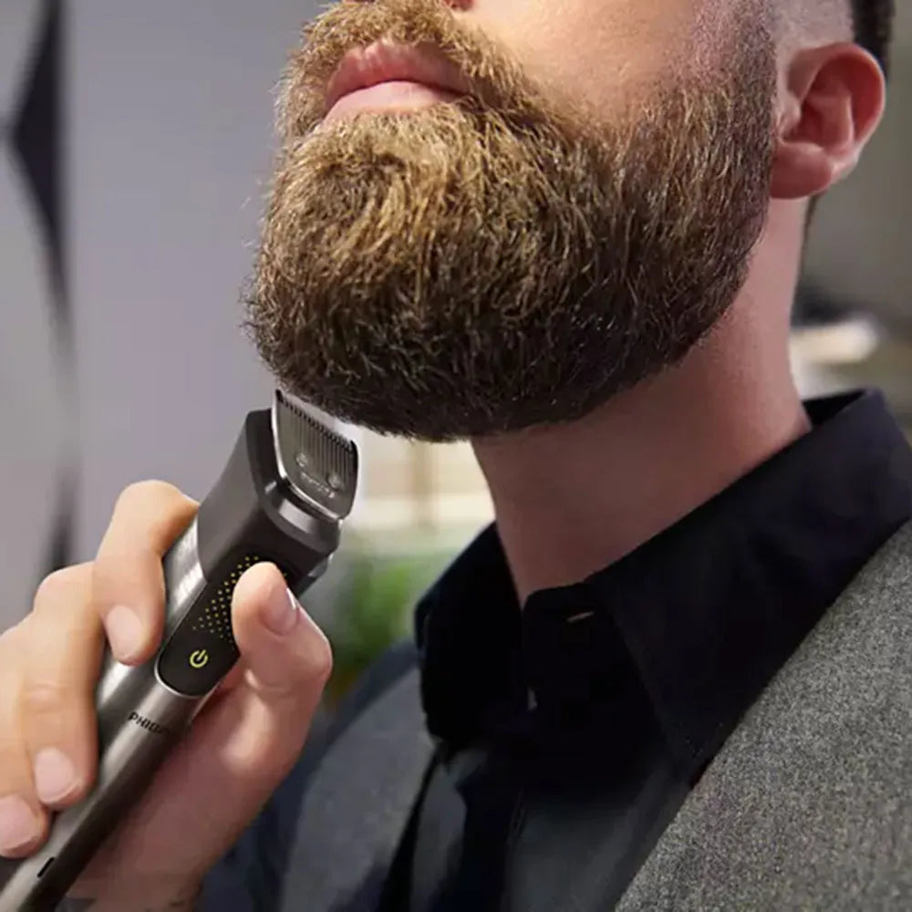 Philips MG9553/15 Series 9000 20-in-1 Stainless Steel All-in-One Grooming Set for Face, Hair & Body