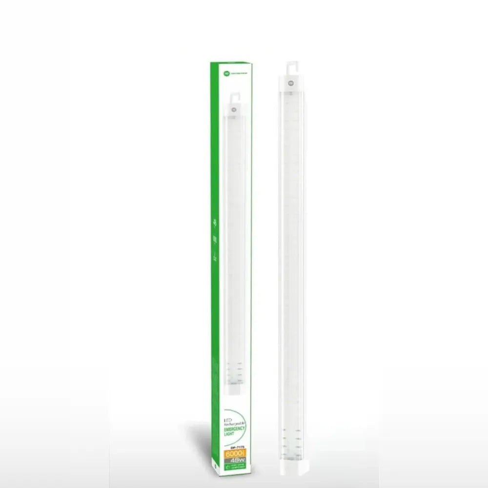 48W LED Rechargeable Emergency Light 6000mAh Battery 2 Lighting Modes Energy-Saving Portable Lamp