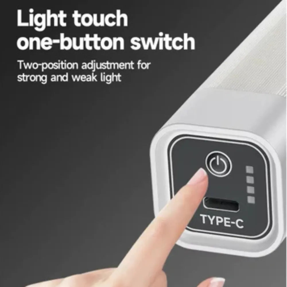48W LED Rechargeable Emergency Light 6000mAh Battery 2 Lighting Modes Energy-Saving Portable Lamp