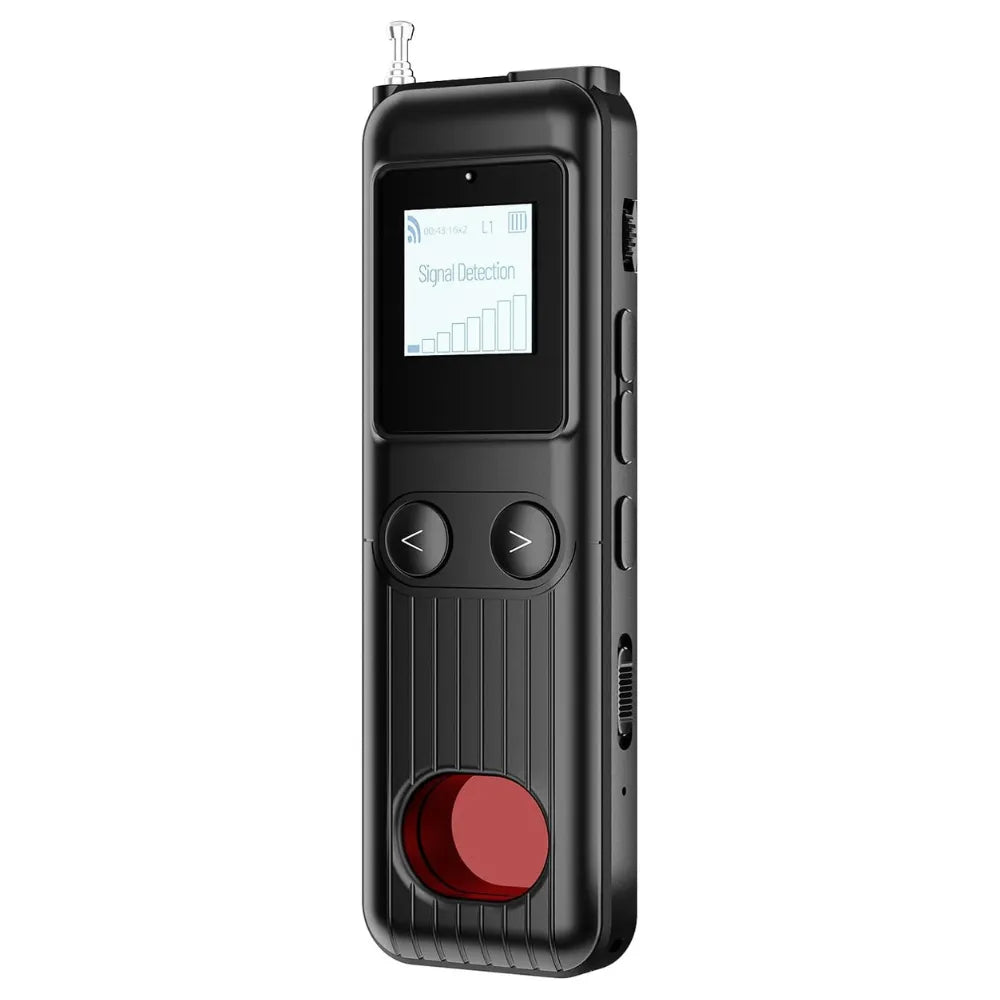 7-in-1 Hidden Camera Detector with Screen RF/GPS/IR Anti-Spy Device 500mAh Rechargeable Battery Portable Privacy Protector