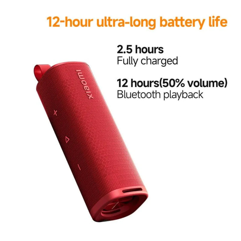 Xiaomi Sound Outdoor Portable Speaker 2600mAh Battery 30W 12-Hour Ultra-Long Battery Life - Red