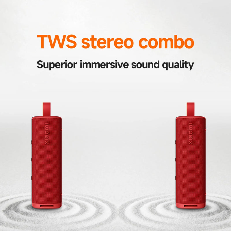 Xiaomi Sound Outdoor Portable Speaker 2600mAh Battery 30W 12-Hour Ultra-Long Battery Life - Red