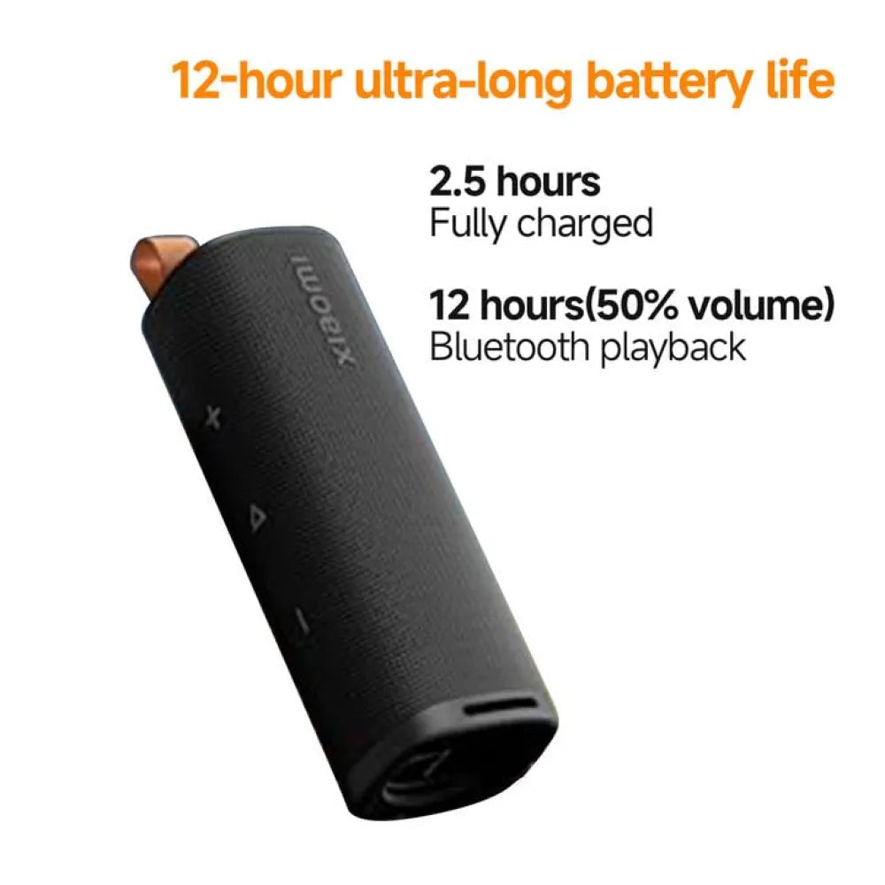 Xiaomi Sound Outdoor Portable Speaker 2600mAh Battery 30W 12-Hour Ultra-Long Battery Life - Black