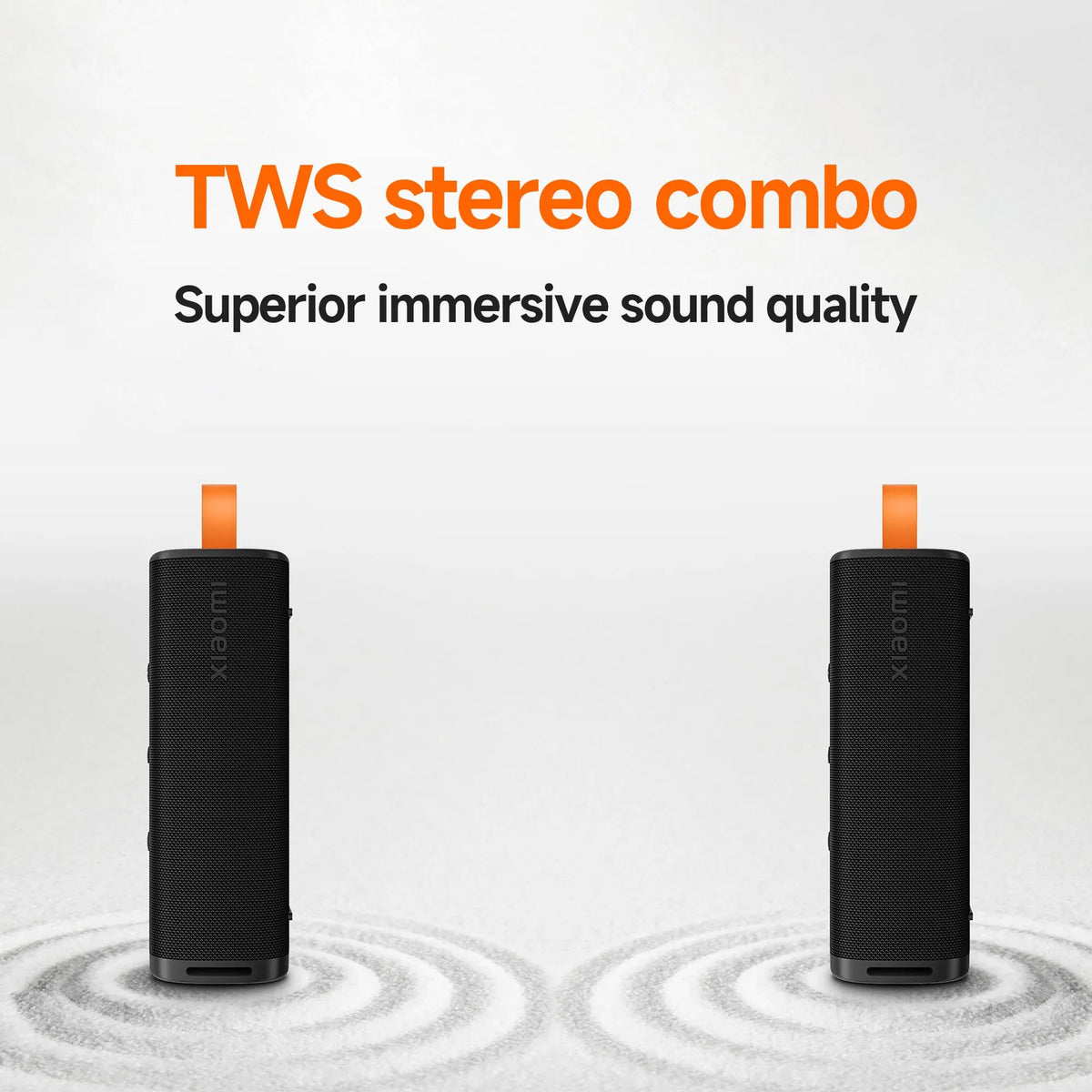 Xiaomi Sound Outdoor Portable Speaker 2600mAh Battery 30W 12-Hour Ultra-Long Battery Life - Black