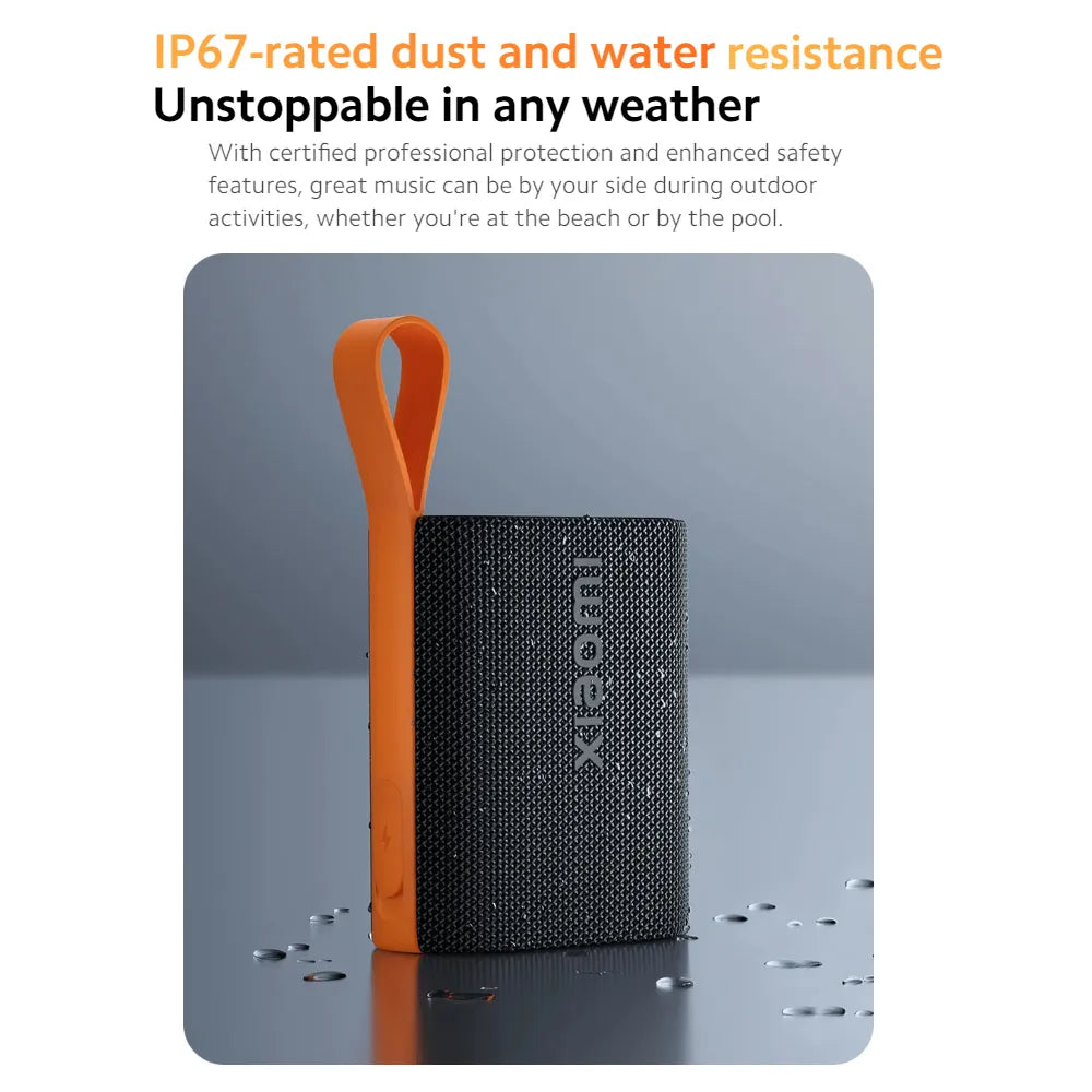 Xiaomi Waterproof Portable Sound Pocket Bluetooth Speaker Type-C Rechargeable 10 Hours Playback Time
