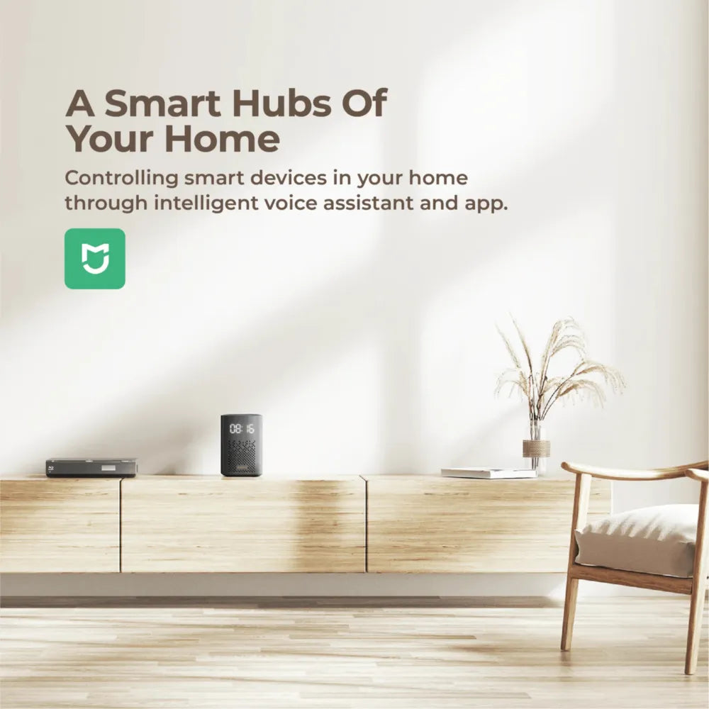 Xiaomi Smart Speaker IR Control With LED Clock Display – Black