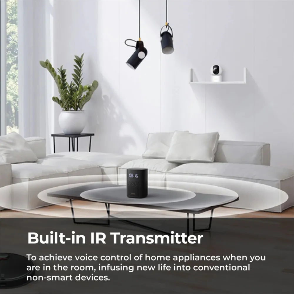 Xiaomi Smart Speaker IR Control With LED Clock Display – Black
