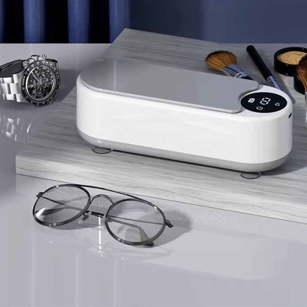 Ultrasonic Jewelry Cleaner 45kHz with 400ml Tank, 2 Cleaning Modes for Jewelry, Glasses & Accessories