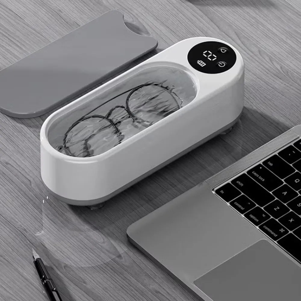 Ultrasonic Jewelry Cleaner 45kHz with 400ml Tank, 2 Cleaning Modes for Jewelry, Glasses & Accessories