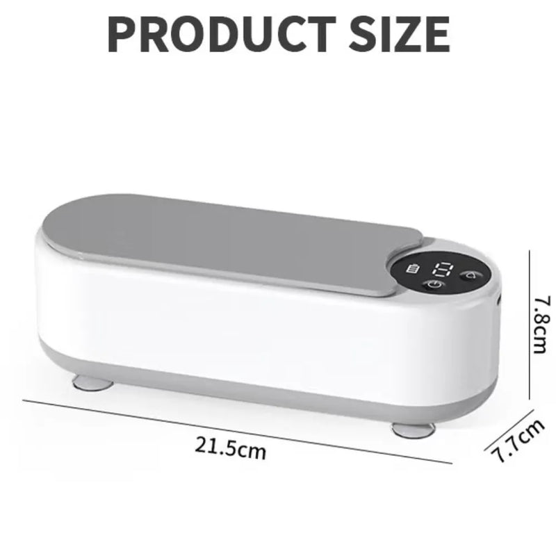 Ultrasonic Jewelry Cleaner 45kHz with 400ml Tank, 2 Cleaning Modes for Jewelry, Glasses & Accessories