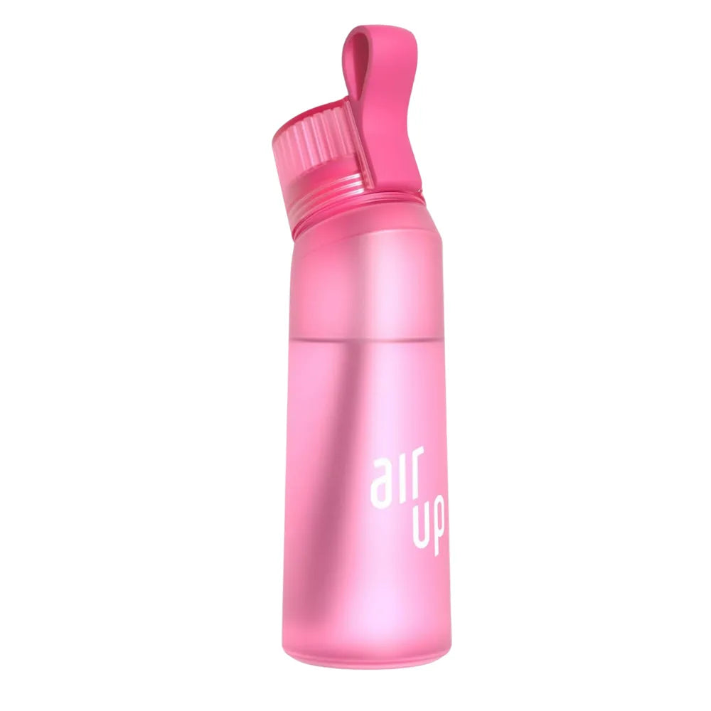 Magical Water Bottle 650ml with Straw, Sugar-Free Flavor Pods for Kids & Adults, School, Gym & Sports - Hot Pink