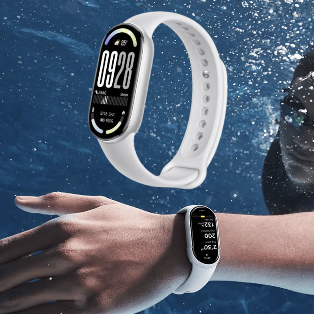 Xiaomi Smart Band 10 – 1.72" AMOLED Display, 21-Day Battery, 150+ Sports Modes, Heart-Rate Broadcast