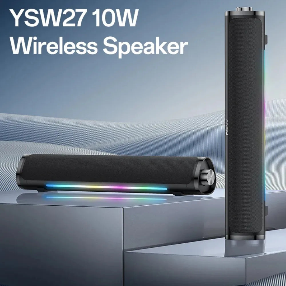 YESIDO YSW27 Wireless Speaker 10W Dual Drivers 1200mAh Battery with Lighting for Entertainment