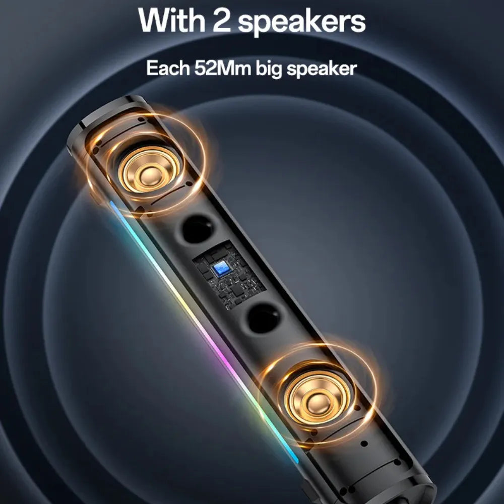 YESIDO YSW27 Wireless Speaker 10W Dual Drivers 1200mAh Battery with Lighting for Entertainment