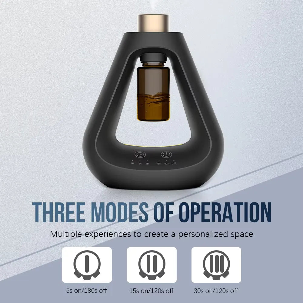Porodo Lifestyle Aroma Sphere Waterless Diffuser with 1200mAh Battery Cold Diffusion 10mL Capacity