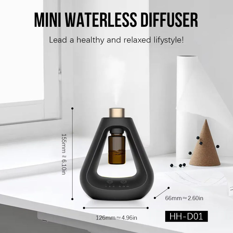 Porodo Lifestyle Aroma Sphere Waterless Diffuser with 1200mAh Battery Cold Diffusion 10mL Capacity