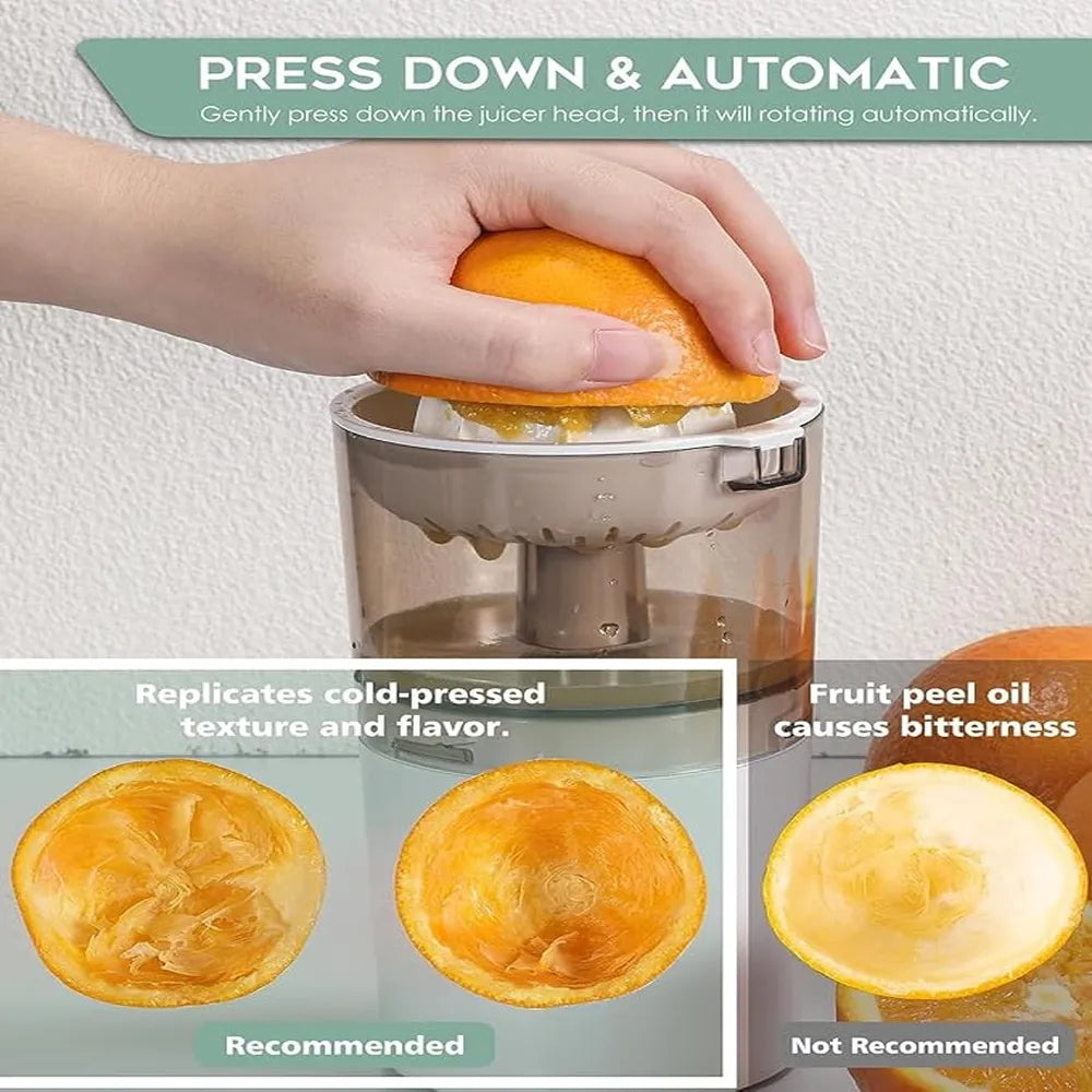 Portable CJ508 Citrus Juicer 250ml 20W USB Rechargeable – White