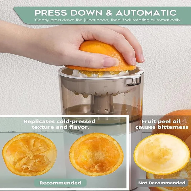Portable CJ508 Citrus Juicer 250ml 20W USB Rechargeable – White