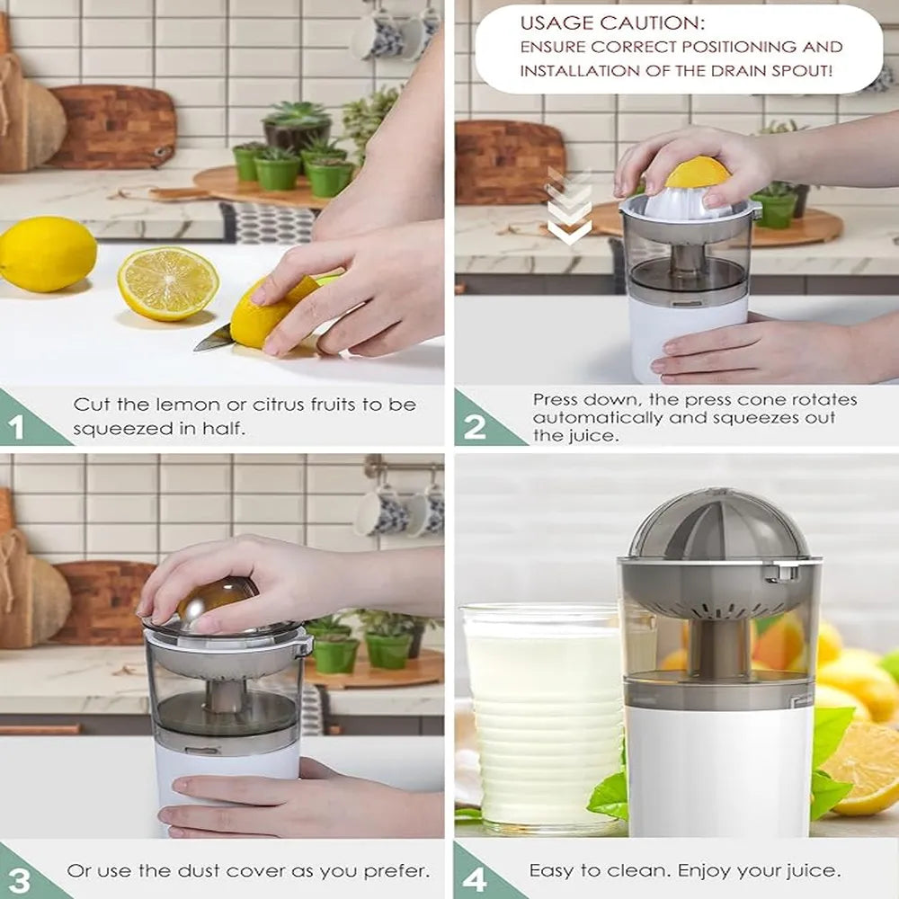 Portable CJ508 Citrus Juicer 250ml 20W USB Rechargeable – White