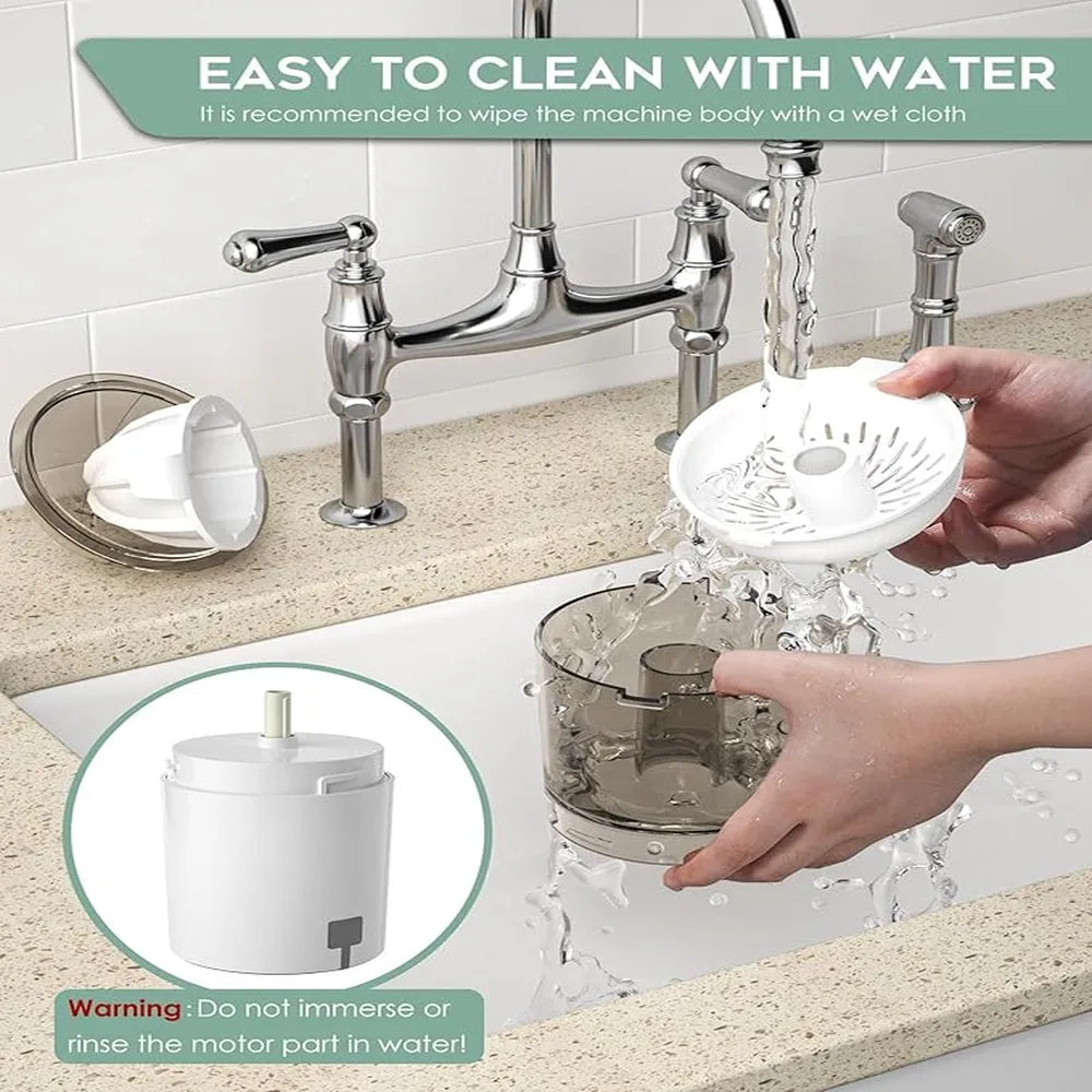 Portable CJ508 Citrus Juicer 250ml 20W USB Rechargeable – White