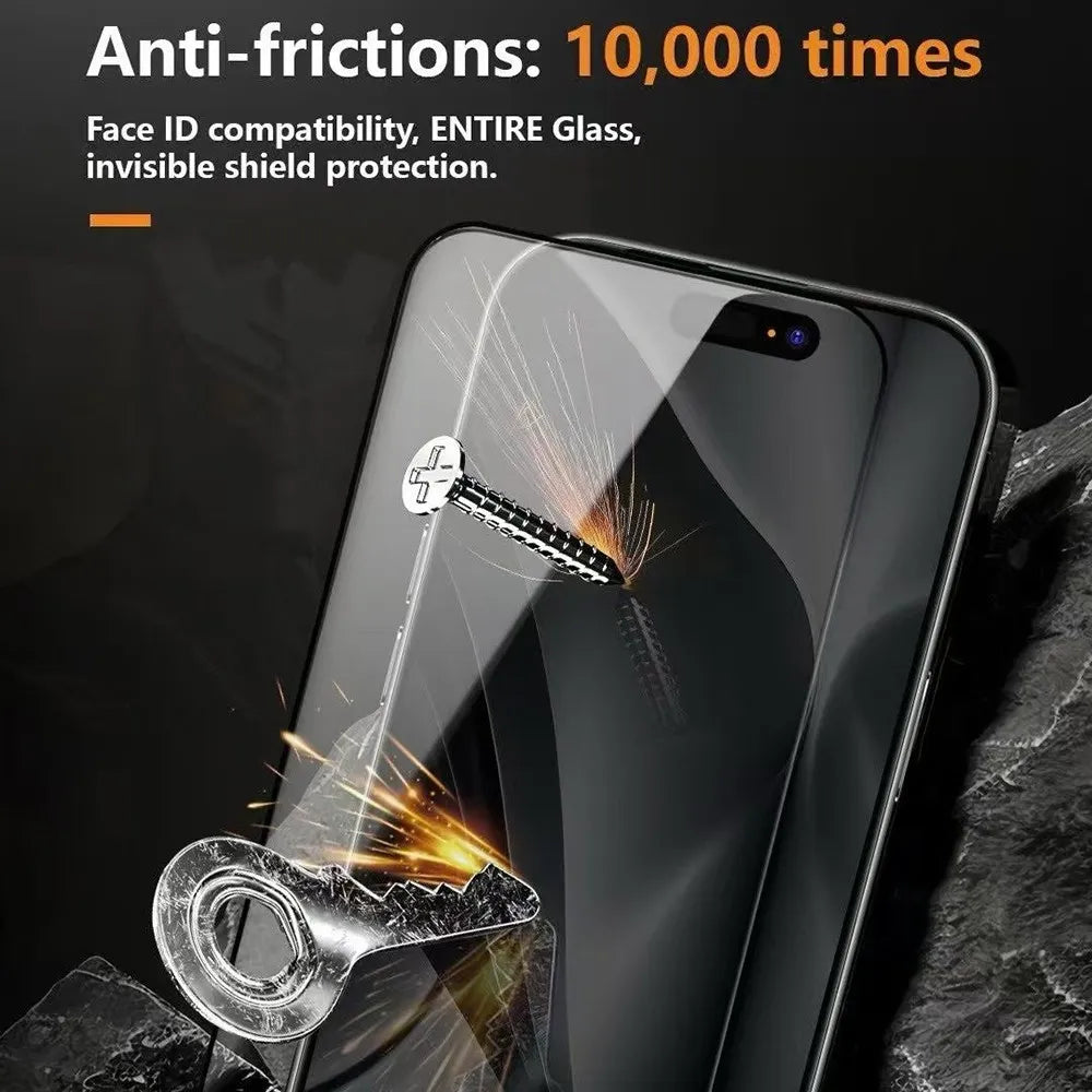 Mag Series Clear Case with MagSafe & URR HD Screen Protector for iPhone 17 Pro Max, Slim Shockproof Transparent Cover, 9H Tempered Glass