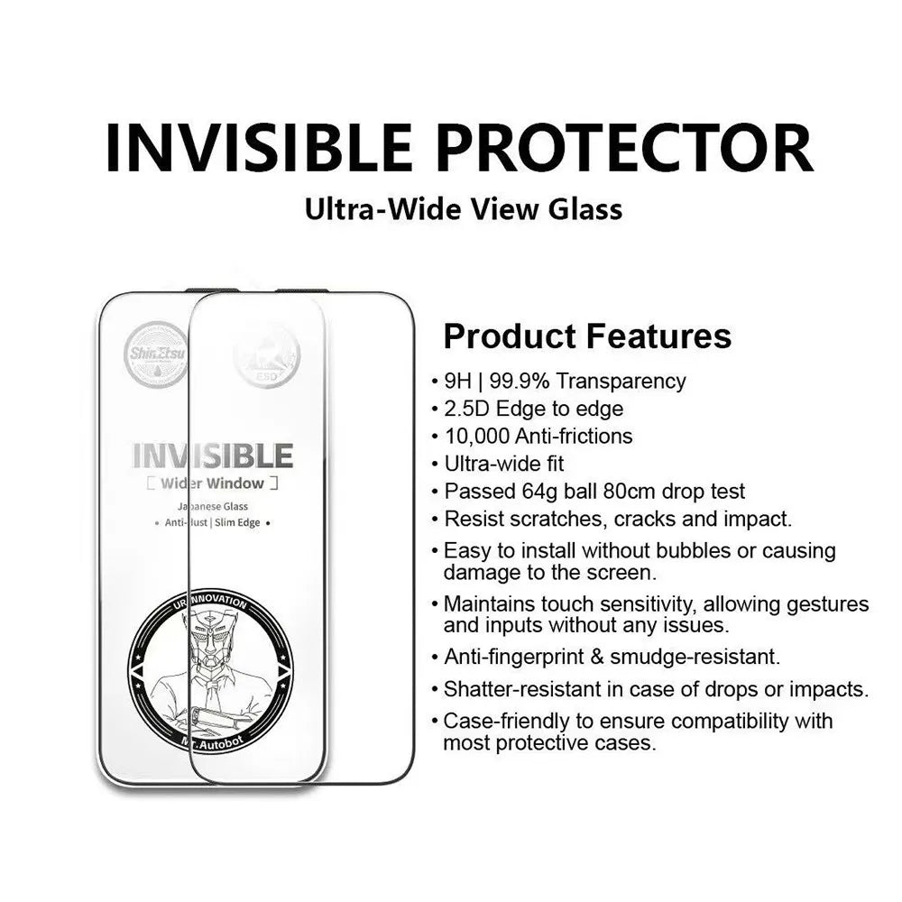 Mag Series Clear Case with MagSafe & URR HD Screen Protector for iPhone 17 Pro Max, Slim Shockproof Transparent Cover, 9H Tempered Glass