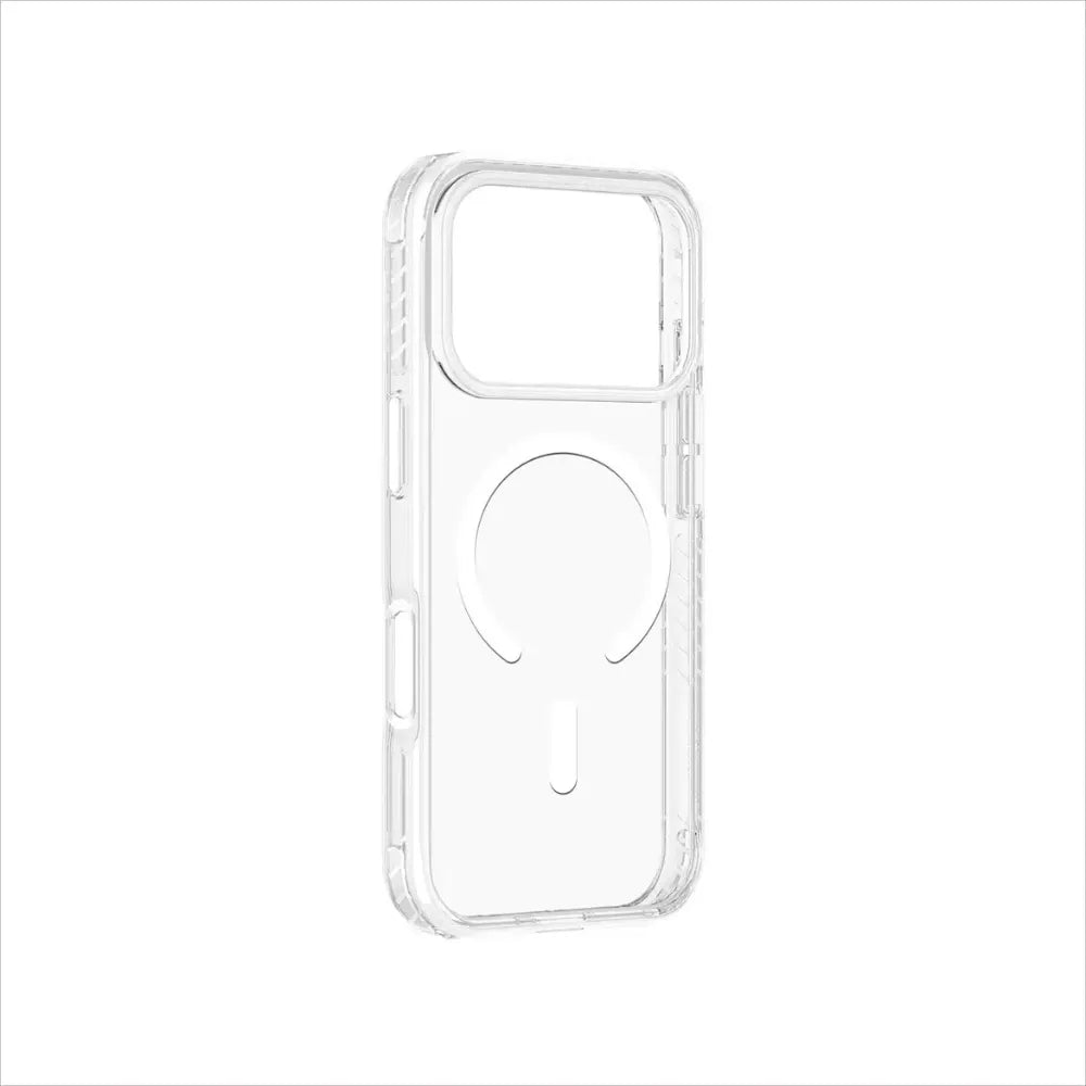 Mag Series Clear Case with MagSafe & URR HD Screen Protector for iPhone 17 Pro Max, Slim Shockproof Transparent Cover, 9H Tempered Glass