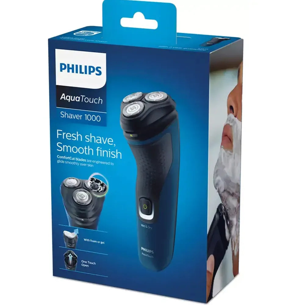 Philips Aqua Touch Wet/Dry Shaver With 3D Floating Heads 1000W
