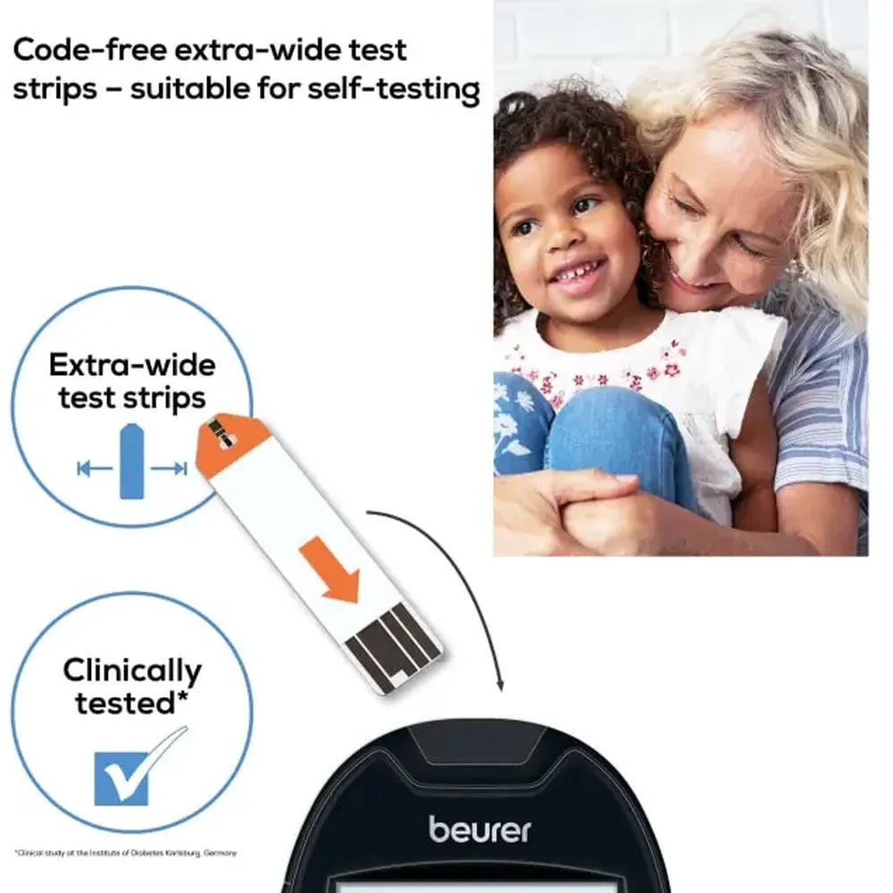 Beurer GL 44 Blood Glucose Monitoring System With USB Connectivity