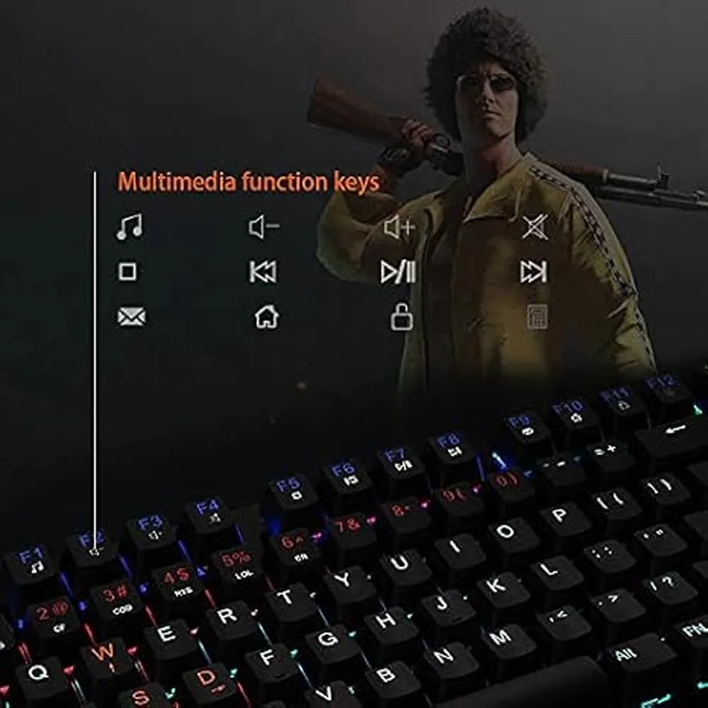 Meetion MT-MK007 Mechanical Gaming Keyboard With LED Backlight